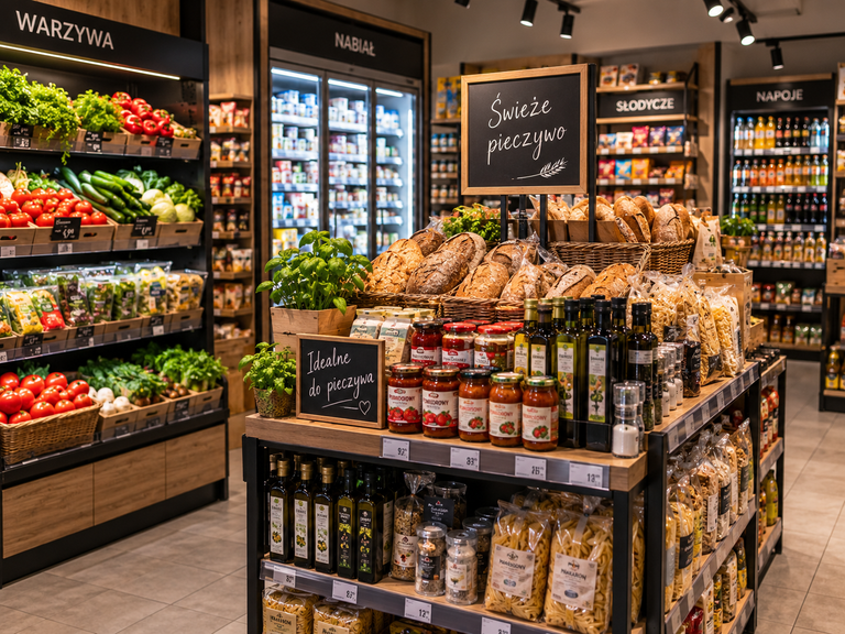 Cozy Fresh Bakery Market Display
